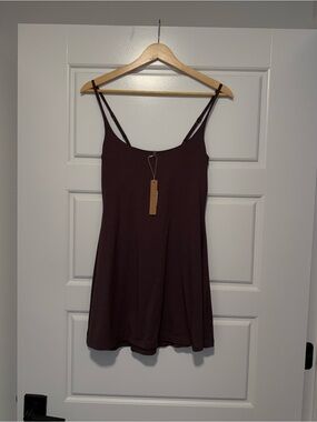SKIMS | Dresses | Skims Shine Spandex Jersey Mini Dress In Hot Pink S |  Poshmark